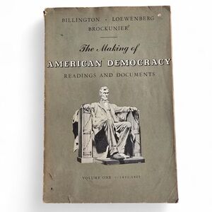 The‎ Making of American Democracy Vintage Book - 1957